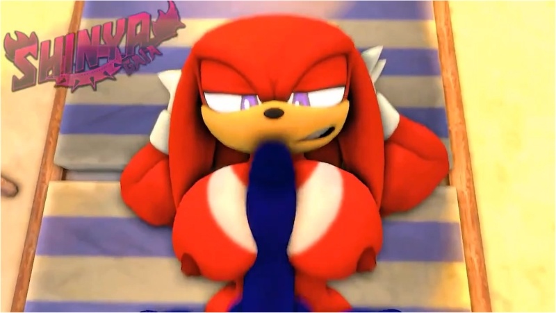 Knuckles titty fuck