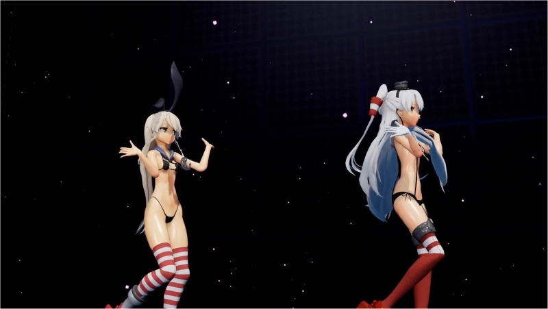 Shimakaze & Amatsukaze - Chocolate Cream [MMD R18] west4826