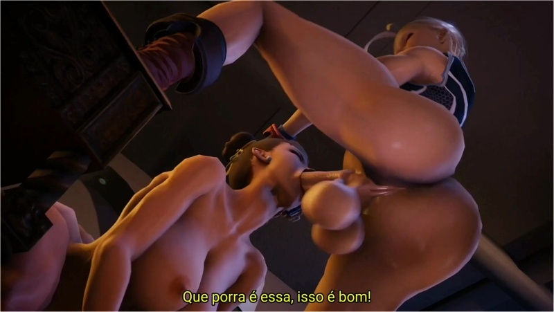 Chun Li Is In Love With Cammys Cock - blackjrXIII [Legendado PT-BR]