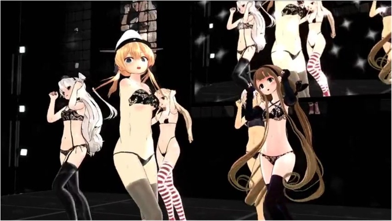 Shimakaze & Fleet Girls - Kimagure Mercy (ver. 2) [MMD R18] mikumikuJackD