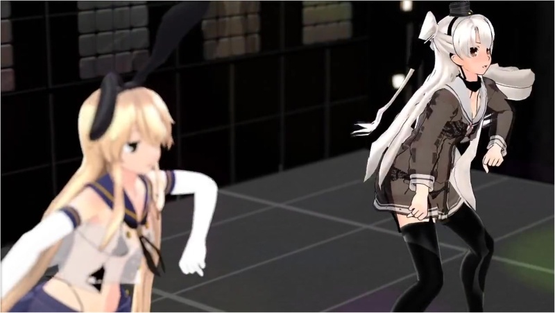 Shimakaze & Amatsukaze - Roki [MMD R18] mikumikuJackD