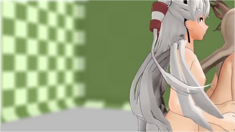 Shimakaze, Amatsukaze & Mitsushio - Super Bass [MMD R18] MikumikuJackD