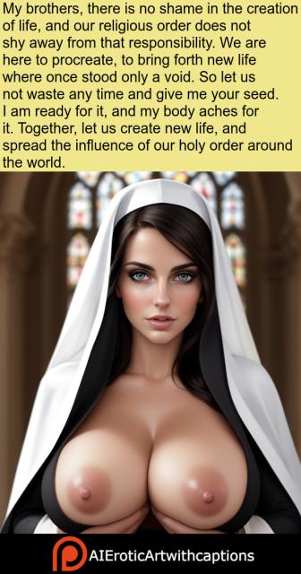 AI Generated - Fallen Nuns Volume 13