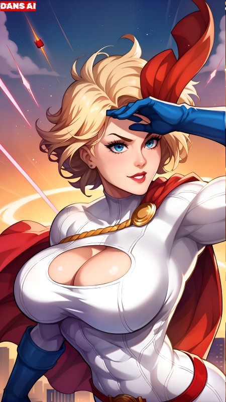 Power Girl - Dans AI Art