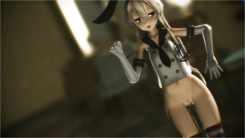 Shimakaze - Renai Circulation [MMD R18] Matadere