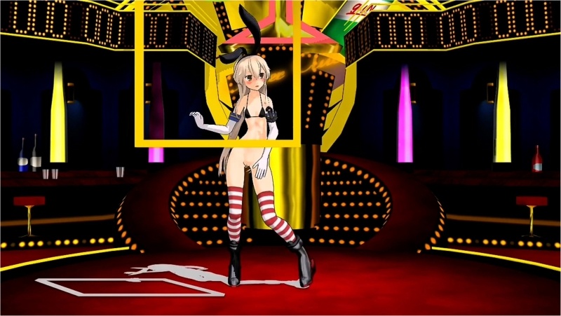 Shimakaze - Girls [MMD R18] Monji