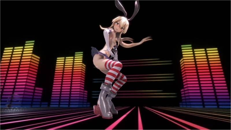 Shimakaze - Spit it out [MMD R18] Popipapi