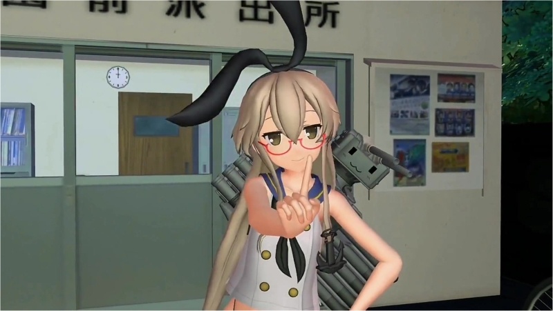 Shimakaze - Officer, this is a slut! [MMD R18] F104