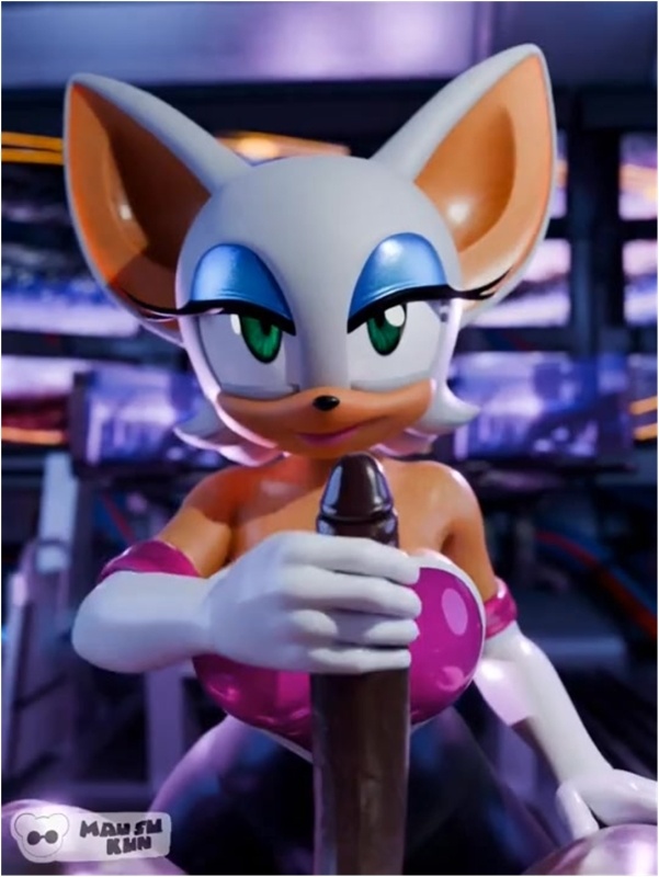 Rouge gives an enticing handjob