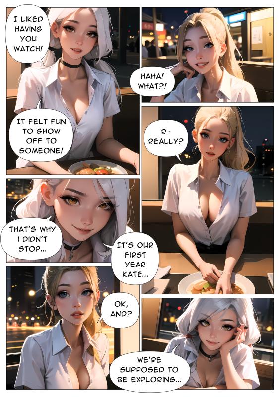 Kate Sketches - Interlude: Kate and Taylor on the Ave