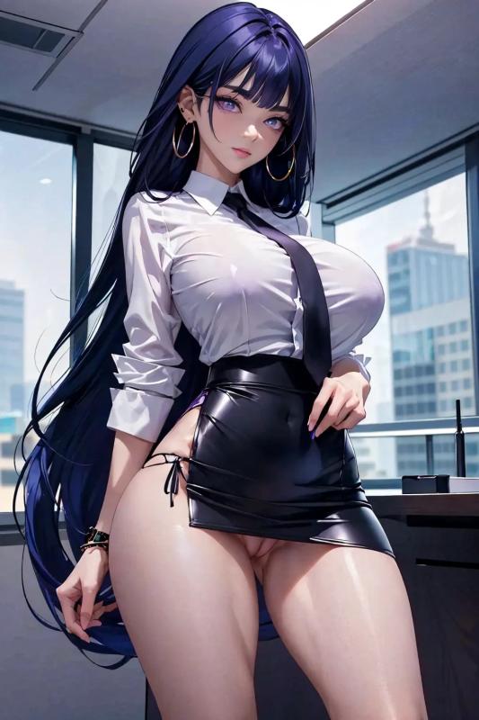 [AI Generated] Raiden Mei, Office Worker