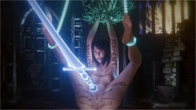 Sorceress Sellen Punished [Bodywriting][Mept44][NO WM][4K60FPS]