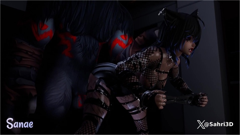 Sanae and The Minotaur [Sahri3D]