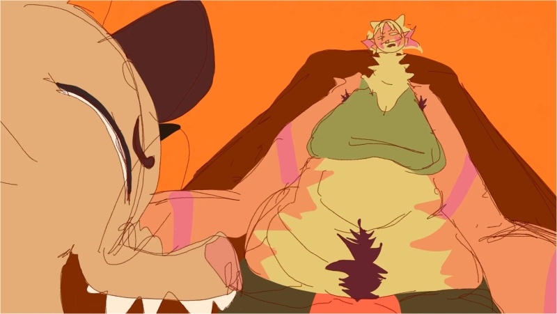 Opossum girl and cat fuck