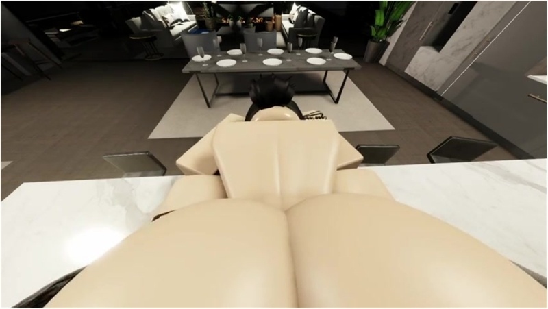 Asian wife gets banged and filled in kitchen by neighbors BBC while husband is away