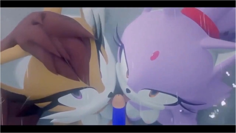 Licking Sonic's Dick