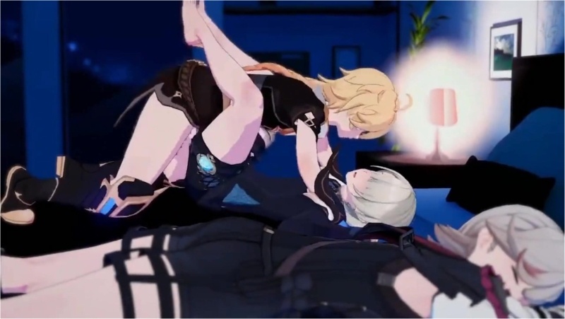 Aether x (Lyney + Freminet)