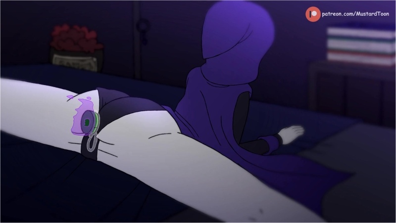 Raven playing around at night!