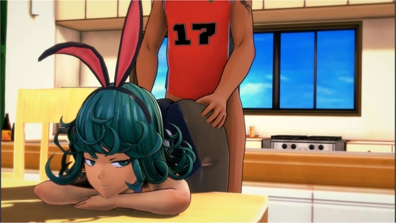 Tatsumaki in a bunny suit gets fucked