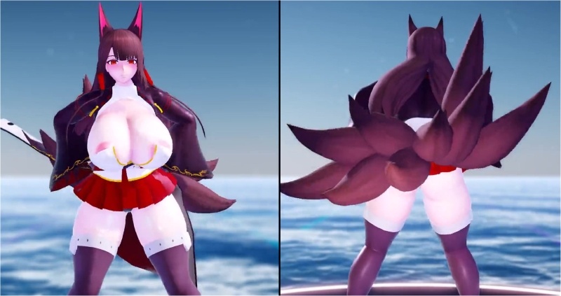 Rex-x style Akagi × Helltaker Dance