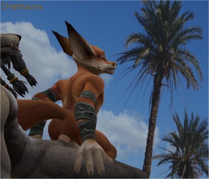 Worgen and Vulpera on vacation