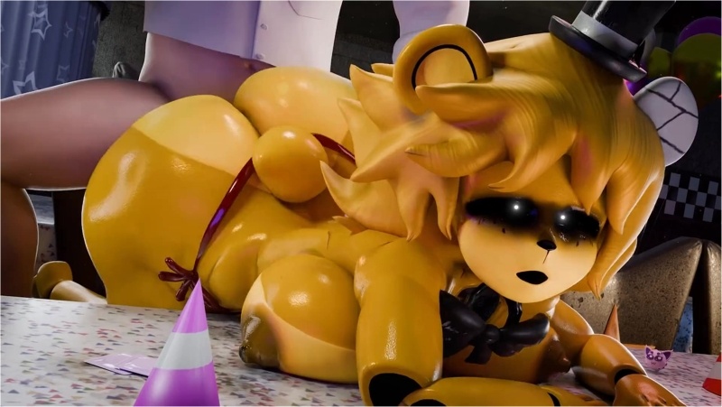 golden freddy doggystyle position Animation [BabyMoonart]