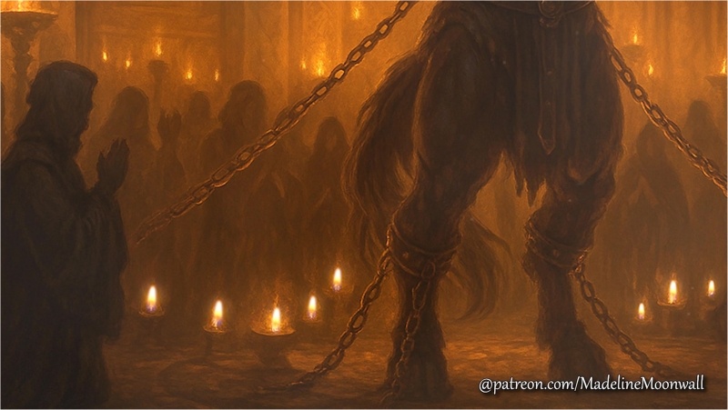 Milking the bound Equitaur (ASMR - Madeline Moonwall)