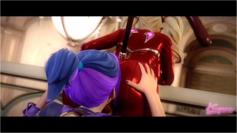 Juno eating Mercy's ass