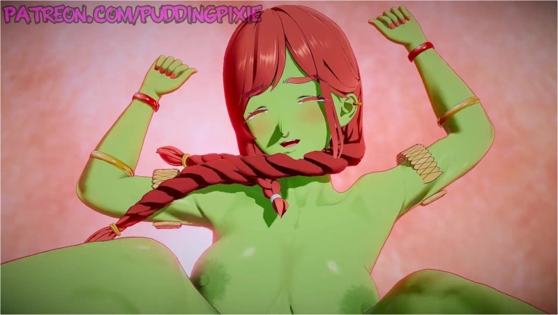 Pixie fucks Orc Woman - PuddingPixie