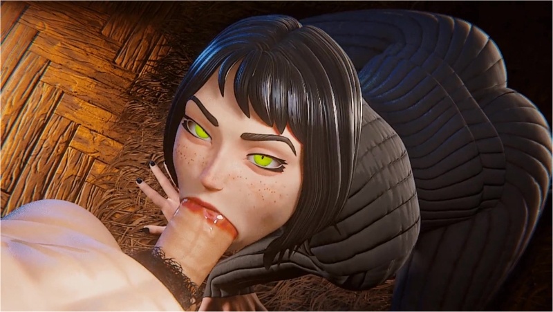 Blowjob from a vampire