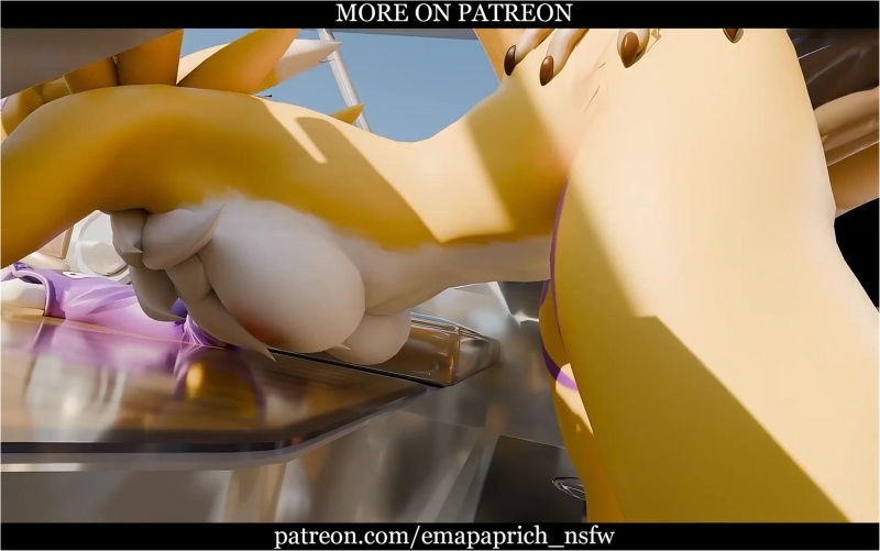 renamon gets inpregneted