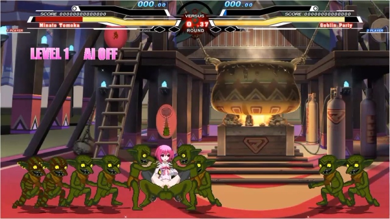 Tomoka (Ro-Kyu-Bu!) vs GoblinParty