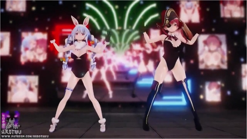 Usada Pekora - Marine Houshou【PekoMari Exercise Song】 Vtuber