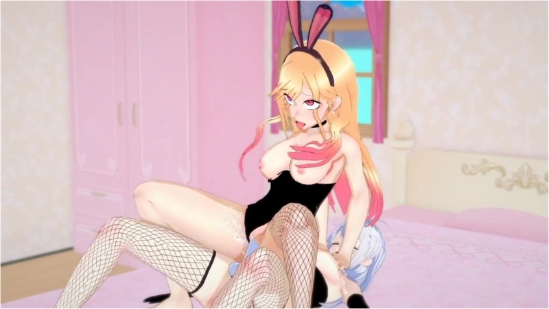 Alya and Kitagawa lesbian sex