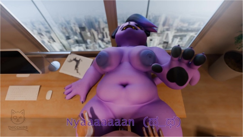 Catty working after hours