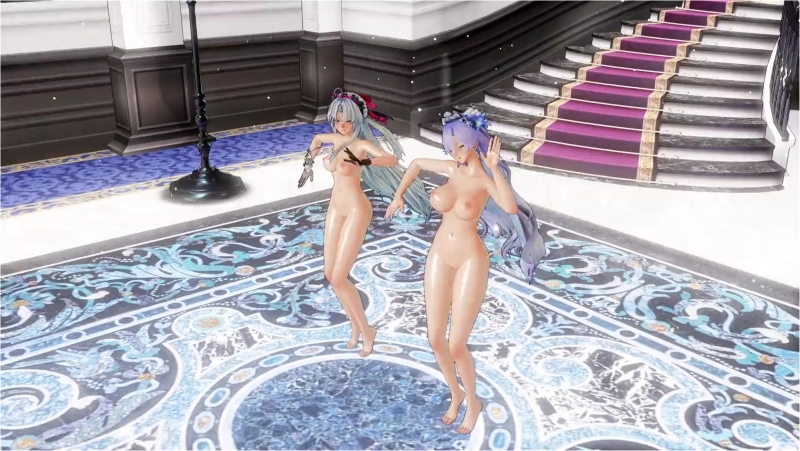 [MMDWuWa] Carlotta & Cantarella Aibo Dance Hall omake