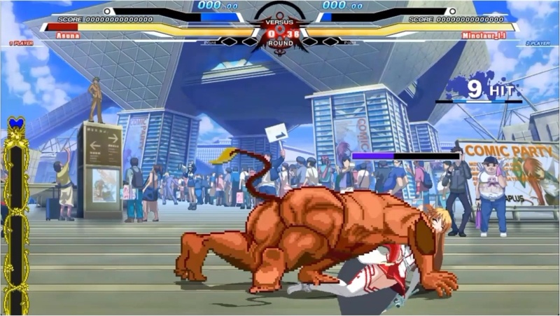 Minotaur vs Asuna&Tomoka&Vatista