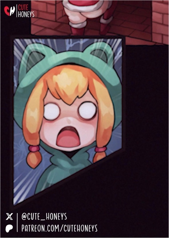 Santa in the Chimney