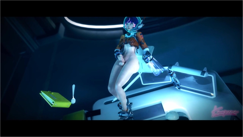 Juno masturbate with zero gravity