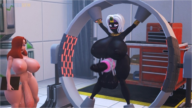 Jessica Rabbit Running Some Tests on Her New Martian Friend [CounterSFM]