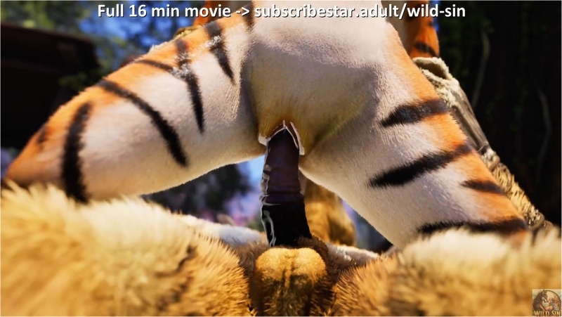 Minotaur and Tigress in The Meadow