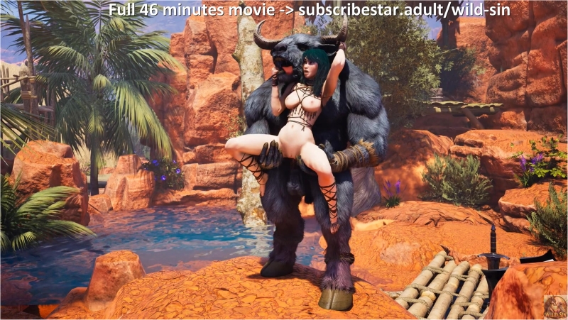 "Where the Mist Knows Names" - Minotaur fucks cute Aru’kai Girl in Oasis Teaser pt 2
