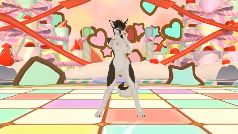 VRChat Furry MMD - 天天天国地狱国【R18】