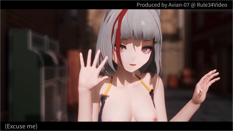 [MMD - DnC] Let's "dance" under the crowd's staring! - Excuse Me (White stockings)