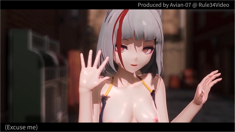 [MMD - DnC] Let's "dance" under the crowd's staring! - Excuse Me (Black stockings)