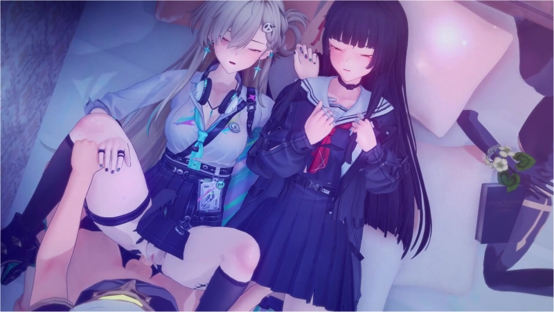 Lynae and Chisa Playing With Dady Ether wuthering waves