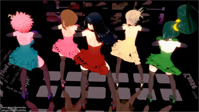 [TrestleSky] GBS 02 MaleXFemale Alt - BADKIZ Come Closer Sex+Dance - BNHA Girls