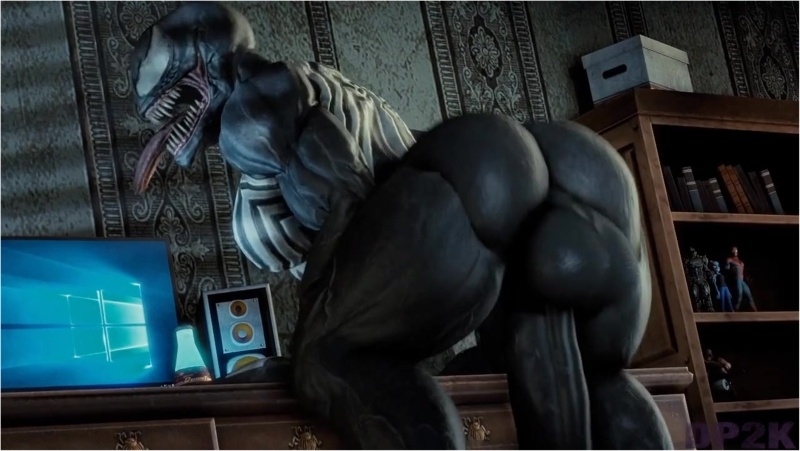 Venom shake his Butt cheeks