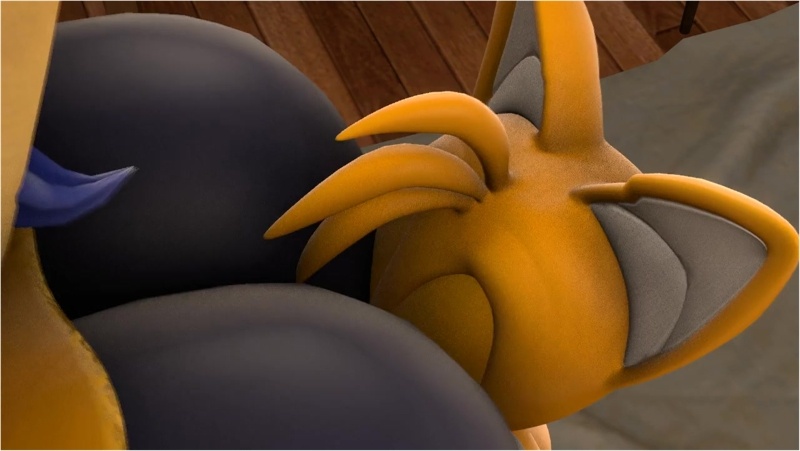 Carmelita and tails by BigASSets42424