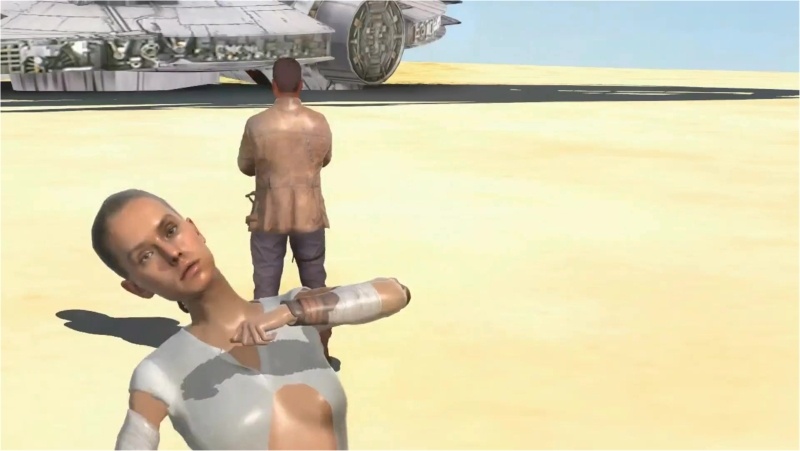 MMD R-18 Star Wars Rey Fuck by Finn  DL